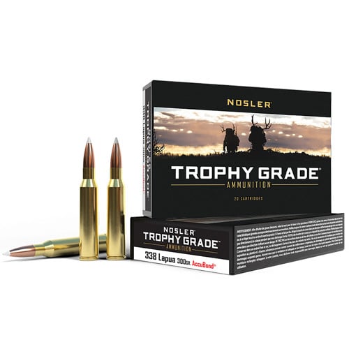 NOSLER 338 Lapua Mag 300Gr AccuBond 20rd for sale at KYGUNCO.