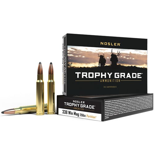 NOSLER 338 Win Mag 250Gr Partition 20rd for sale at KYGUNCO.