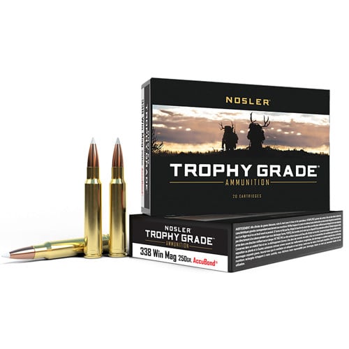 NOSLER 338 Win Mag 250Gr AccuBond 20rd for sale at KYGUNCO.