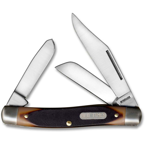 OLD TIMER Senior 3Blade Clip Point Sawcut Handle for sale at KYGUNCO.