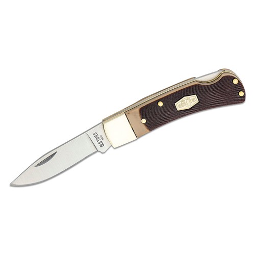 OLD TIMER Bearhead Folding Knife 2.2" Clip Point Blade | Brown Handles for sale at KYGUNCO.