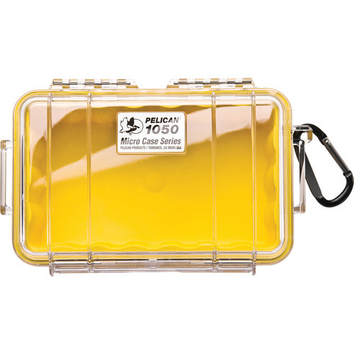 PELICAN 1050 Micro Case - Yellow / Clear for sale at KYGUNCO.