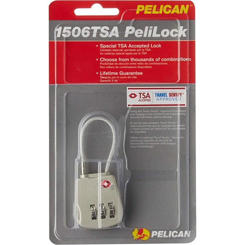 PELICAN 1506 TSA Approved Cable Padlock for sale at KYGUNCO.