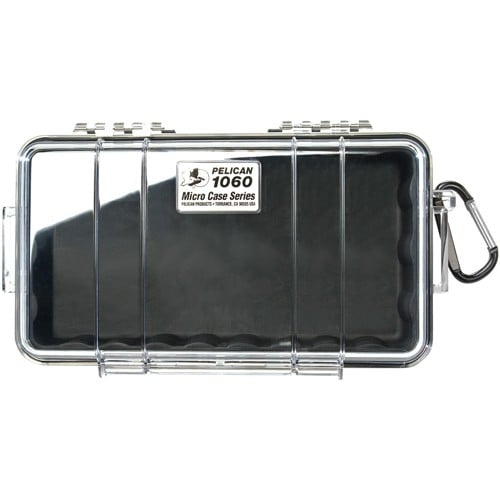 PELICAN 1060 Micro Case (Black/Clear) for sale at KYGUNCO.