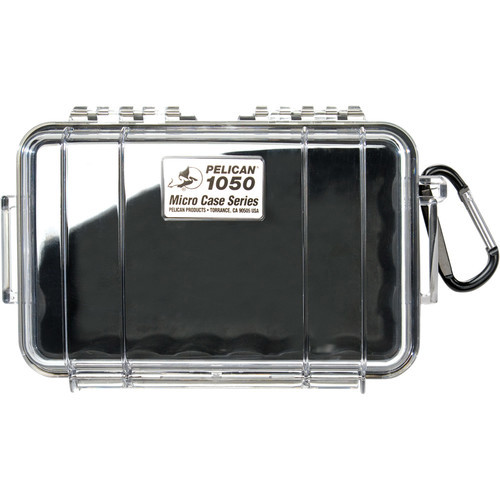 PELICAN 1050 Micro Case - Clear / Black for sale at KYGUNCO.