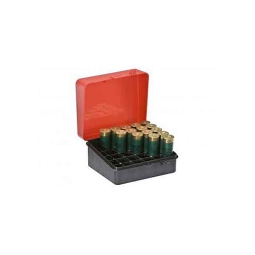PLANO Shot Shell Box- 12/16 Ga - Padlock Detail Red/Blk for sale at KYGUNCO.