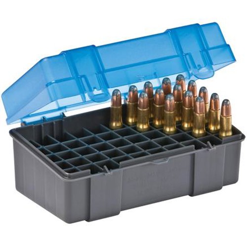 PLANO 50ct Sm Rifle Ammo Case w/hinged cover 22-250 for sale at KYGUNCO.