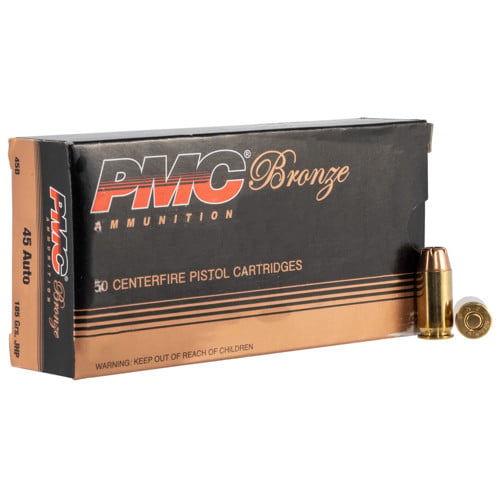 PMC BRONZE 45ACP 185gr JHP Ammunition | 50 Rounds for sale at KYGUNCO.