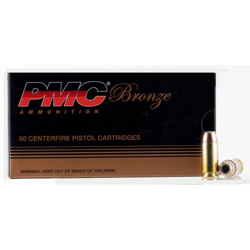 PMC Bronze 40 S&W 165gr Jacketed Hollow Point Ammunitin | 50 Rounds for sale at KYGUNCO.