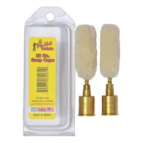 PRO-SHOT Snap Caps Wool Mop / Brass 28Ga for sale at KYGUNCO.