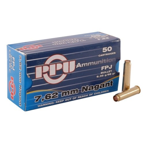 PPU 7.62 Nagant FPJ 738 FPS 98 Gr 50rd for sale at KYGUNCO.