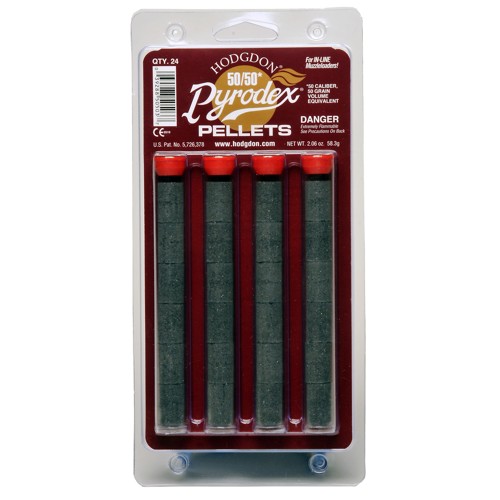 PYRODEX BP5050 Pellets 50 Cal / 50 Grain 24 Pack for sale at KYGUNCO.