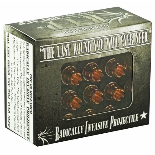 G2 RESEARCH R.I.P Solid Copper 380 ACP 62gr Hollow Point Ammunition | 20 Rounds for sale at KYGUNCO.