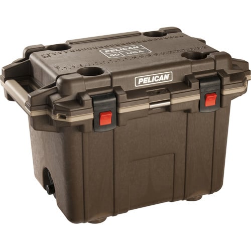 PELICAN Elite Cooler 50Qt Brown/Tan for sale at KYGUNCO.