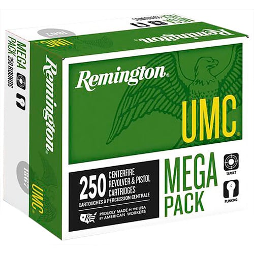 REMINGTON UMC 40 S&W 180gr Full Metal Jacket Ammunition | 250 Rounds for sale at KYGUNCO.