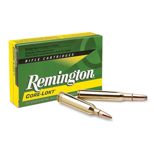 REMINGTON Core-Likt 270 Win 130gr Pointed Soft Point Ammunition | 20 Rounds for sale at KYGUNCO.