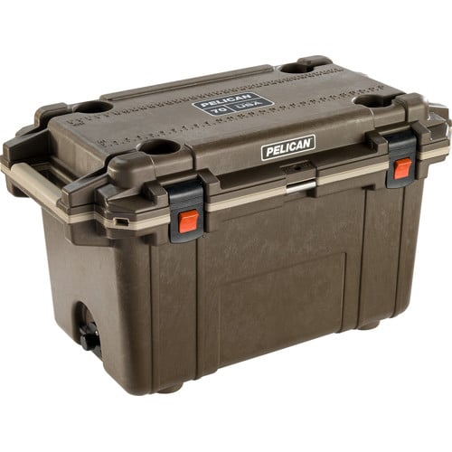 PELICAN Elite Cooler 70Qt Brown/Tan for sale at KYGUNCO.