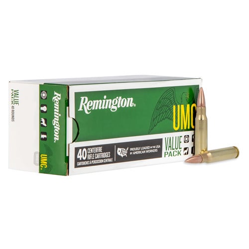 REMINGTON UMC Value Pack 308 Win 150gr Full Metal Jacket Ammunition | 40 Rounds for sale at KYGUNCO.
