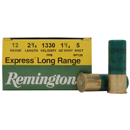 Remington Express Long Range 12 Gauge 2-3/4" 1-1/4oz #5 Shotgun Ammunition | 25 Rounds for sale at KYGUNCO.
