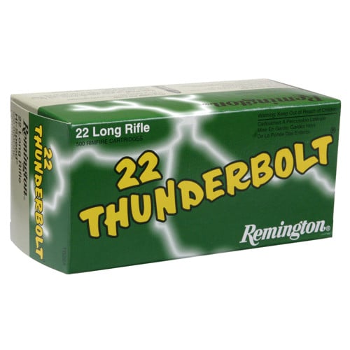 REMINGTON Thunderbolt 22LR 40gr High-Velocity Ammunition | 50 Rounds