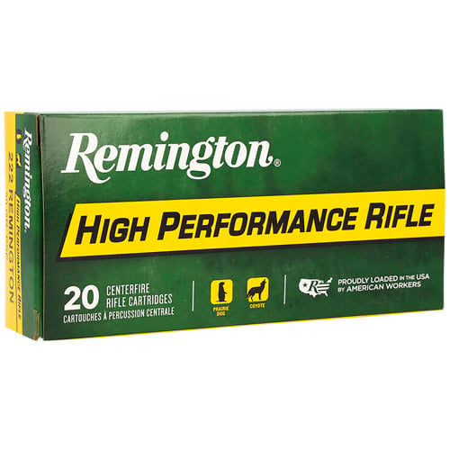 REMINGTON 222 Rem High Performance Rifle 50Gr PSP 20rd for sale at KYGUNCO.