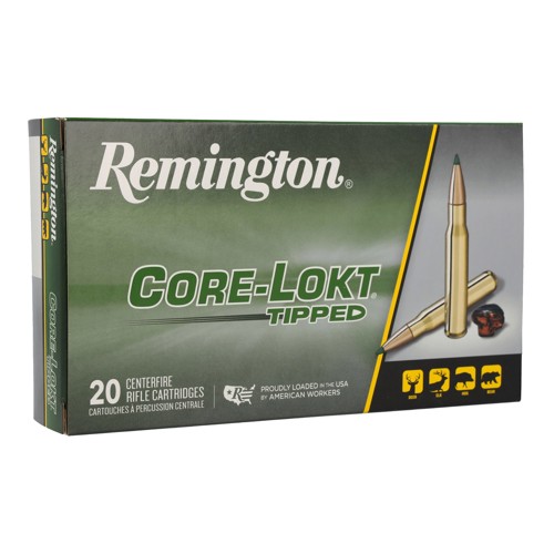 REMINGTON Core-Lokt 243 WIN 95gr Tipped Brass Ammunition | 20 Rounds for sale at KYGUNCO.