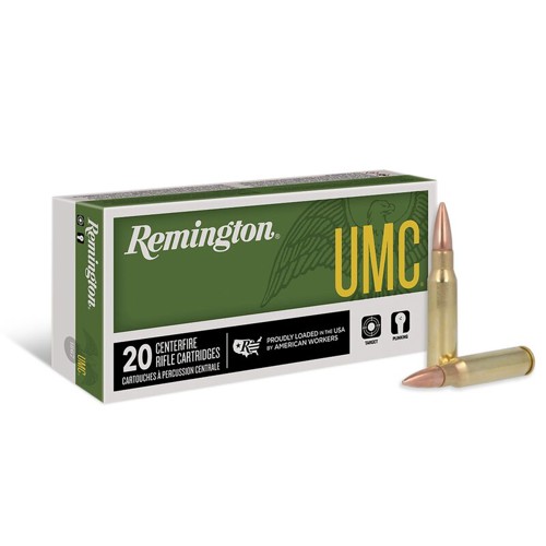 REMINGTON UMC Rifle 308 WIn 150gr Full Metal Jacket Ammunition | 20 Rounds for sale at KYGUNCO.
