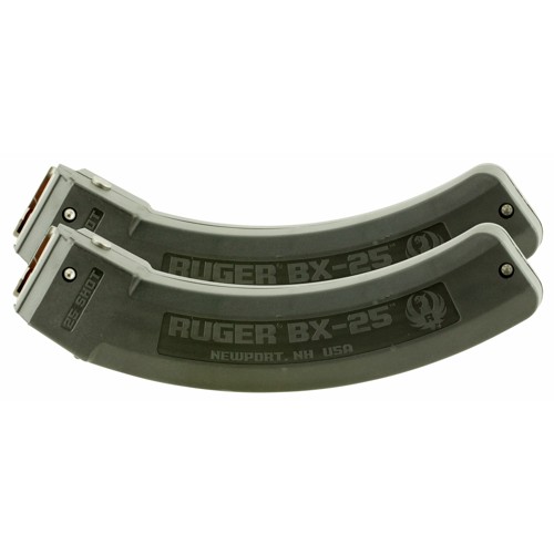 RUGER BX25 10/22 Magazine 22 LR 25rd 2 PACK for sale at KYGUNCO.