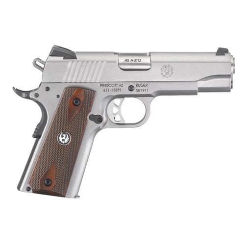 Ruger SR1911 Commander 45 ACP 4.25" Stainless 7+1 for sale at KYGUNCO.