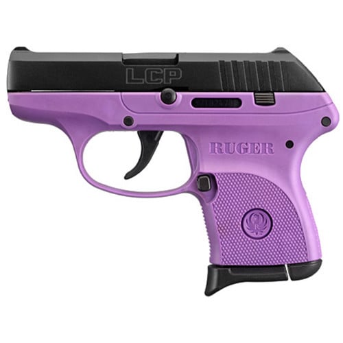 RUGER LCP 380 ACP 2.8" 6rd Pistol - Lady Lilac Purple / Black for sale at KYGUNCO.
