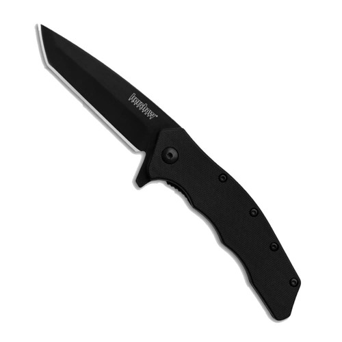 KERSHAW KNIVES Thicket 3.75" Mod Tanto Black Oxide Assisted Open for sale at KYGUNCO.