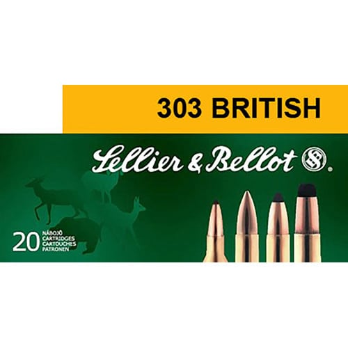 SELLIER BELLOT 303 British 150Gr 2654 FPS SP 20rd for sale at KYGUNCO.