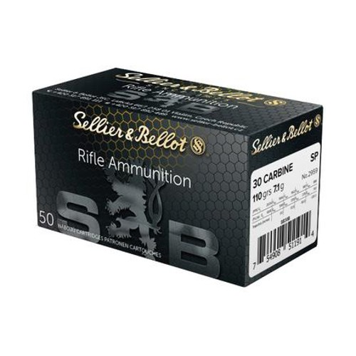 SELLIER BELLOT 30 Carbine 110Gr 2024 FPS FMJ 50rd for sale at KYGUNCO.