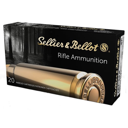 SELLIER BELLOT Rifle 7.62x54mmR 180 gr Soft Point Ammunition | 20 Rounds for sale at KYGUNCO.