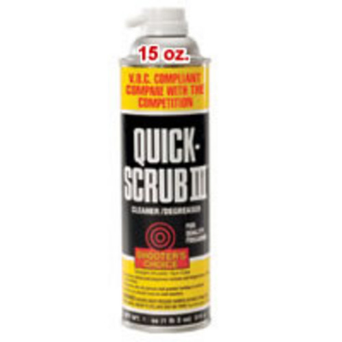 SHOOTER'S CHOICE QUICK SCRUB III 15OZ for sale at KYGUNCO.