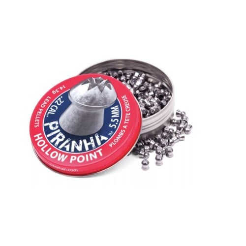 CROSMAN Premier Piranha Hollow PointPellet22Cal14.3Gr400Ct for sale at KYGUNCO.